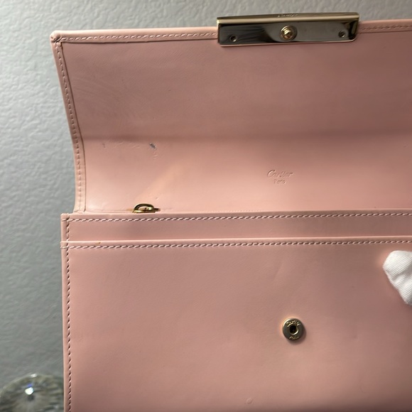 Auth CARTIER Love Collection Long Blush Pink Wallet/crossbody, EUC,RARE - Picture 17 of 17
